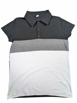 černobílé triko s límcem pro kluky secondhand TU